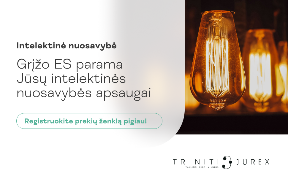 ES parama jūsų intelektinės nuosavybės apsaugai